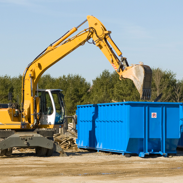 what happens if the residential dumpster is damaged or stolen during rental in Huntsville